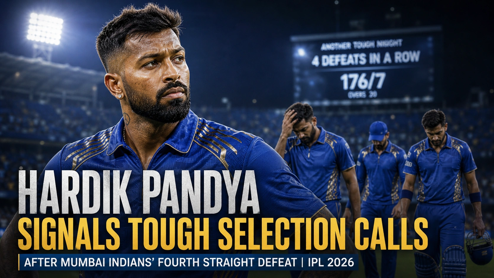 Hardik Pandya Signals Tough Selection Calls