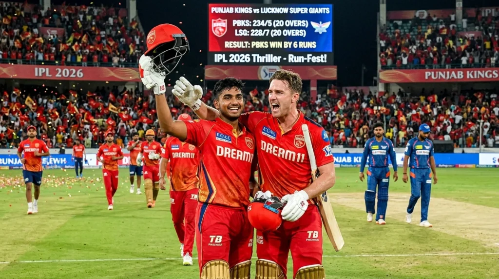 Punjab Kings Dominate LSG