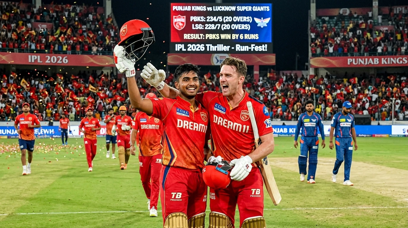 Punjab Kings Dominate LSG