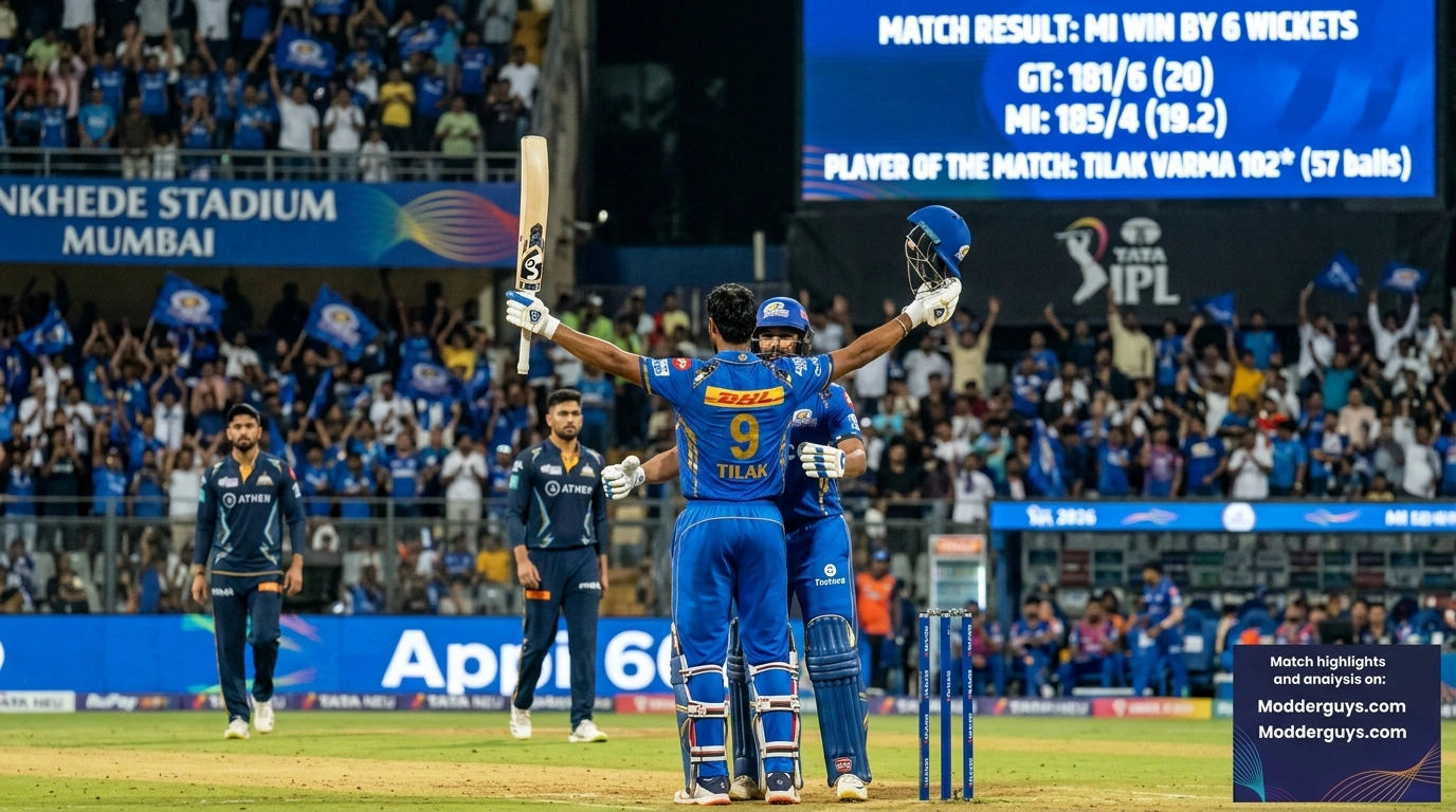 Tilak Varma’s Century