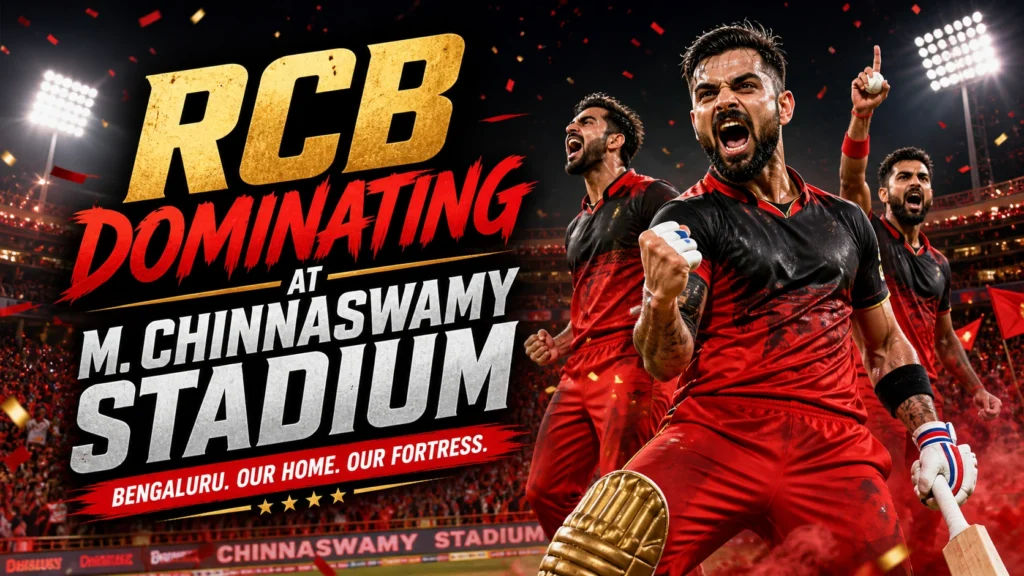 RCB Dominating at M. Chinnaswamy Stadium