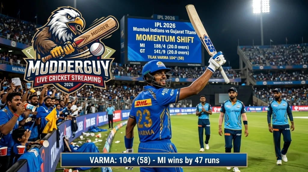 Tilak Varma’s Stunning Century