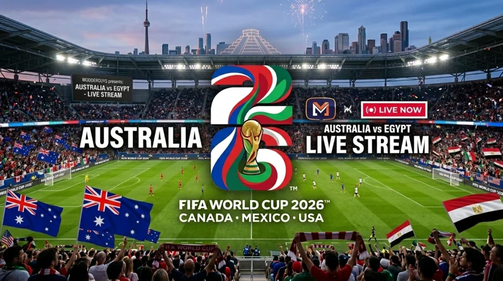 Australia vs Egypt Live Stream | Modderguys